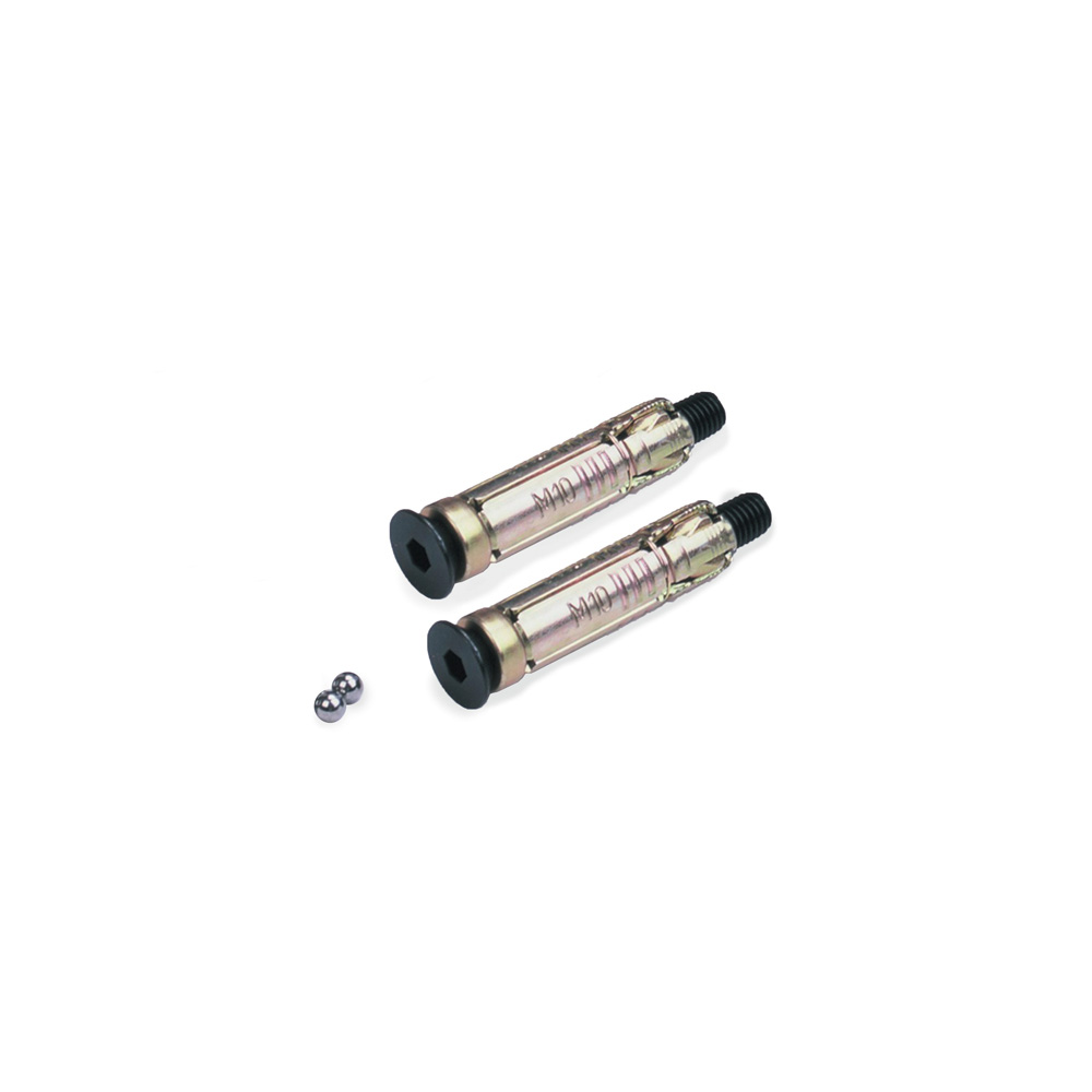 Oxford Oxford Pack of 2 Ground Plugs Bolts 6mm Ball Bearings(Brute Force)